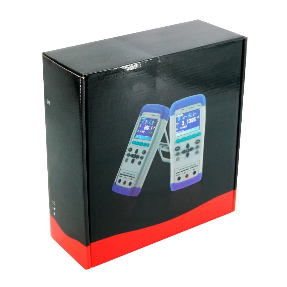 USB LCR Meter Tester Touchscreen Electric Bridge for Inductance Resistance Capacitance Measurement with Frequency 100Hz 120Hz 1kHz 10kHz 100kHz USB Storage Files Internal Trigger Mode