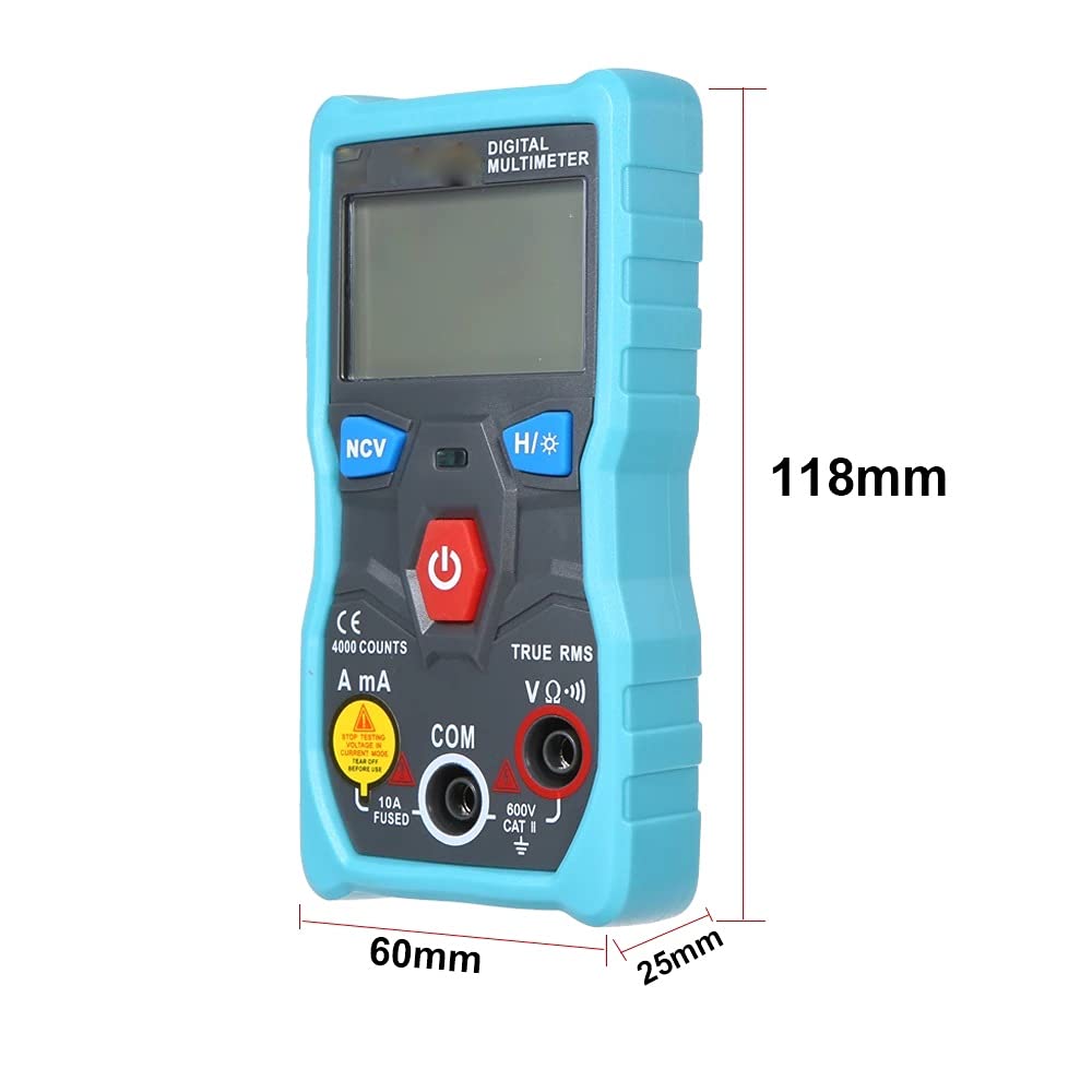 RM403B Automatic Digital Multimeter Auto Range True-RMS NCV 4000 Counts AC/DC Voltage Current Ohm Test Tool Smart Backlight