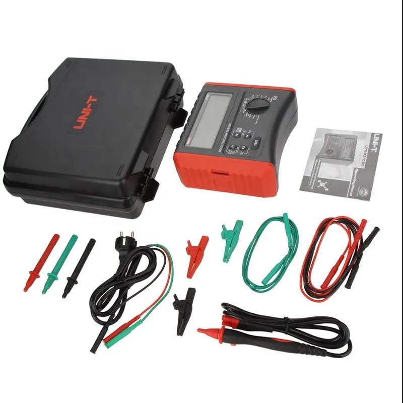 UNI-T Uni-Trend UT593 UT595 Multifunction Installation Testers Test RCD, Loop/line impedance, Earth Resistance Continuity, Insulation Resistance and AC/DC Voltage(UT595)