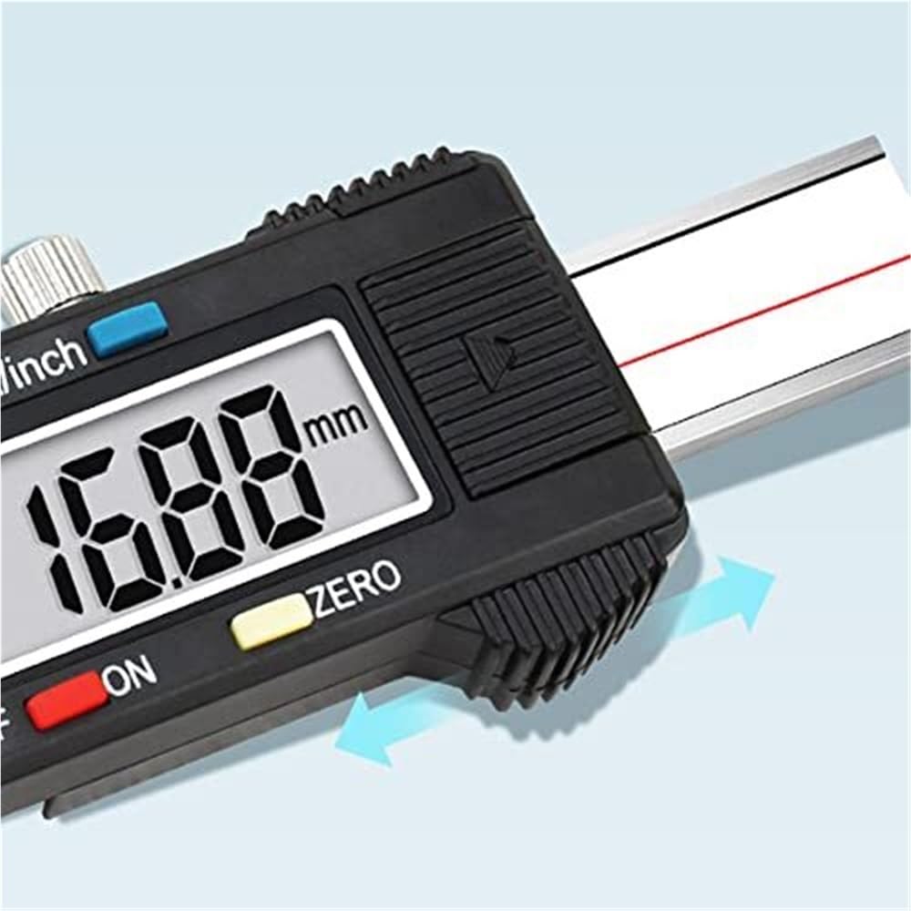 Stainless Steel Vernier Calipers with LCD Display, Used for Measuring the Center Distance of Round Holes