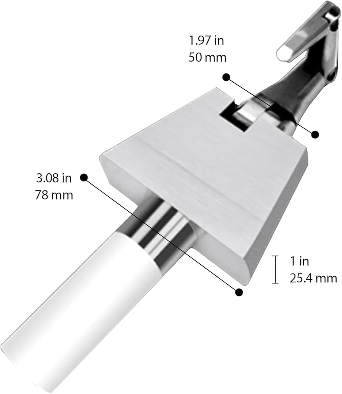 Ul Articulated Test, Bend Test Finger Accessibility Probe, 3.5mm Hinged Test Probe, with Electric Shock Protection, for Electrical, Industrial, Scientific, Laboratory