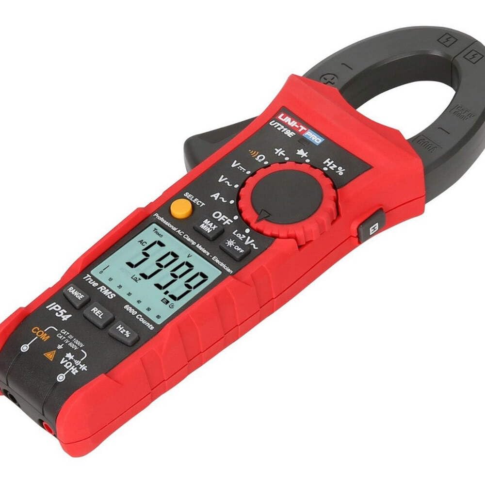 UNI-T UT219E UT219M UT219DS Digital clamp Meter 600A True RMS for Professional Electricians,HVAC/R and Motor Service Technicians(UT219E)