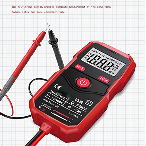 Digital Multimeter LCD Display Automatic Direct/Alternating Current Resistance with Data Hold Auto Power Off