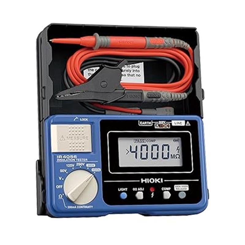 High-Voltage Insulation Resistance Tester|Resistance Meters |Insulation Tester for Manufacturing & Process Industries | Model: IR4056-20