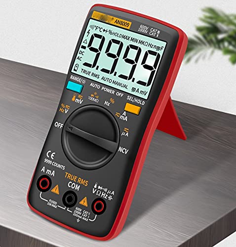 Digital Multimeter Transistor Testers Capacitor True-RMS Tester Automotive Electrical Capacitance Meter Temp Diode