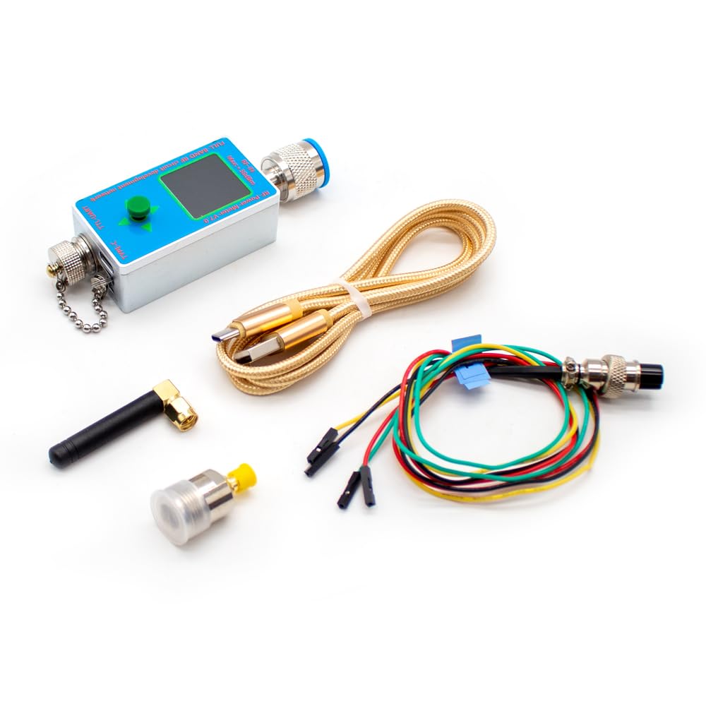 10GHz LCD RF Power Meter Set V7 N-Type Type-C USB High Performance Full-Band RF Circuit Development Network Serial Communication