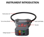 Three Phase Flexible Clamp Power Meter Coil Length 950mm Jaw Size φ300mm for Testing 3-Phase AC Voltage,Leakage Current,Active&Reactive&Apparent&Total Power,Frequency,Electrical Energy,Phase Sequence