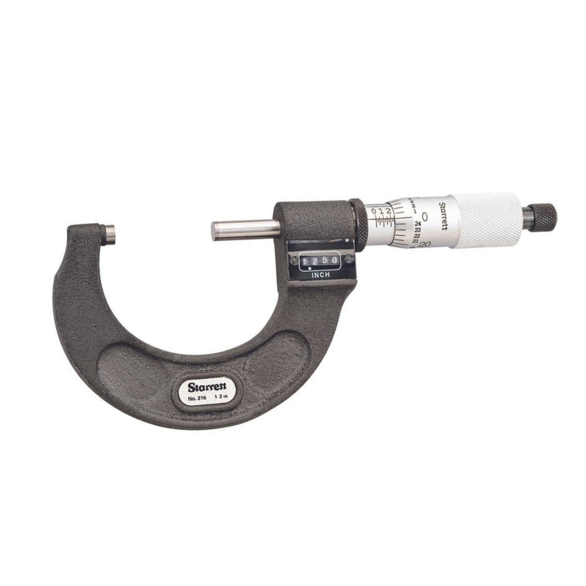 Starrett Digital Micrometer, 2-3" Range, .0001" Graduation