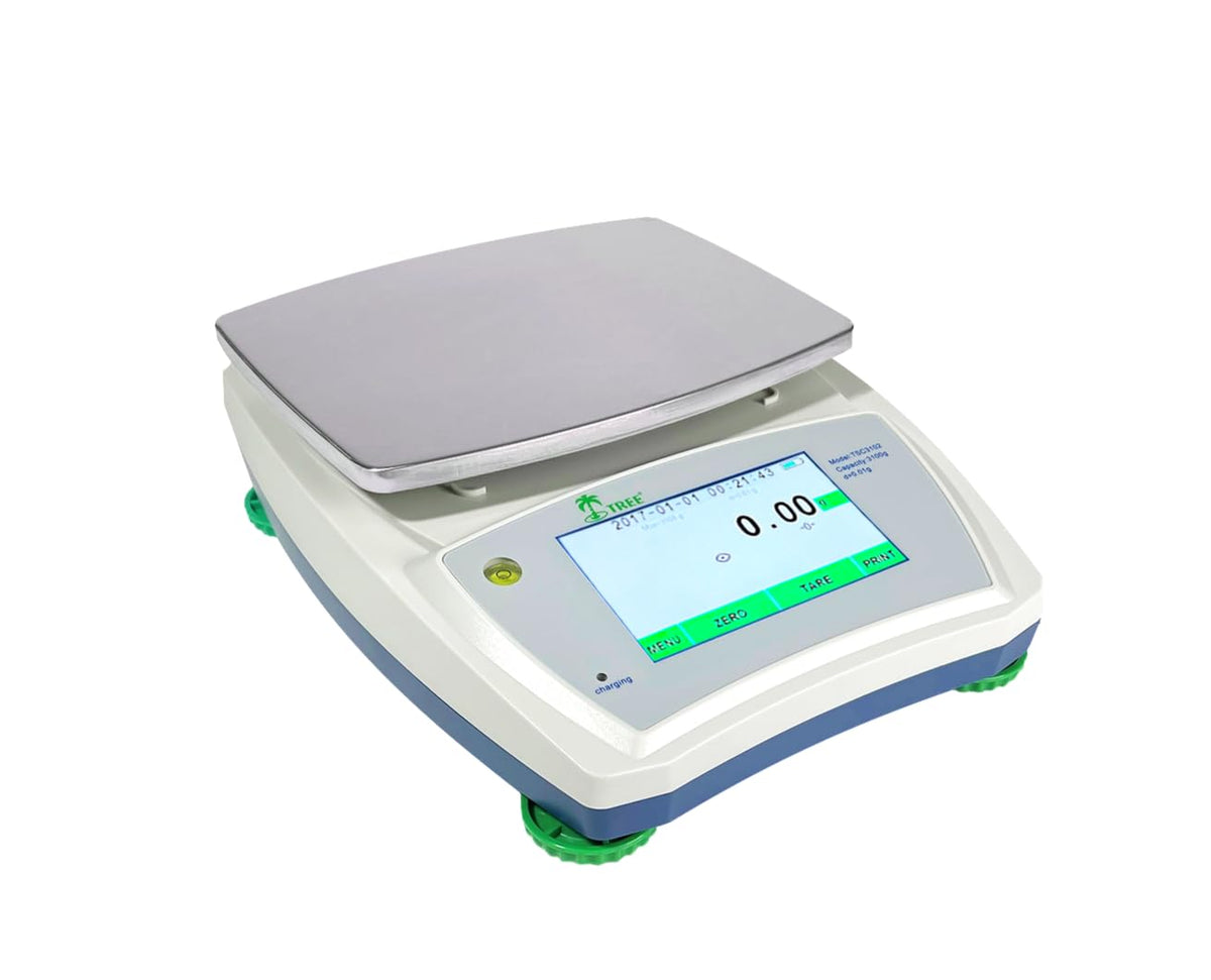 Touch Screen Precision Balance, 3100g x 0.01g Digital Laboratory Scale