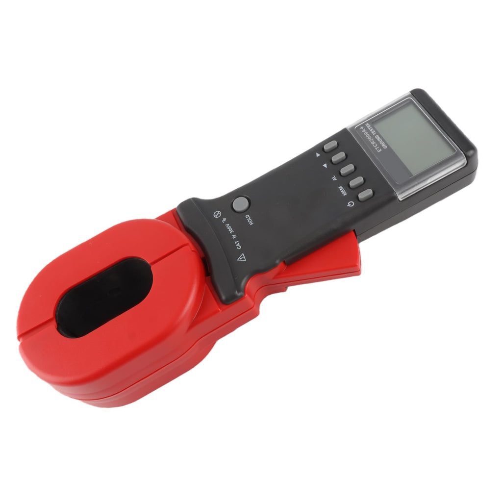Luqeeg Digital Clamp Meter in Ground Resistance Tester with Data Storage Function for Professionals