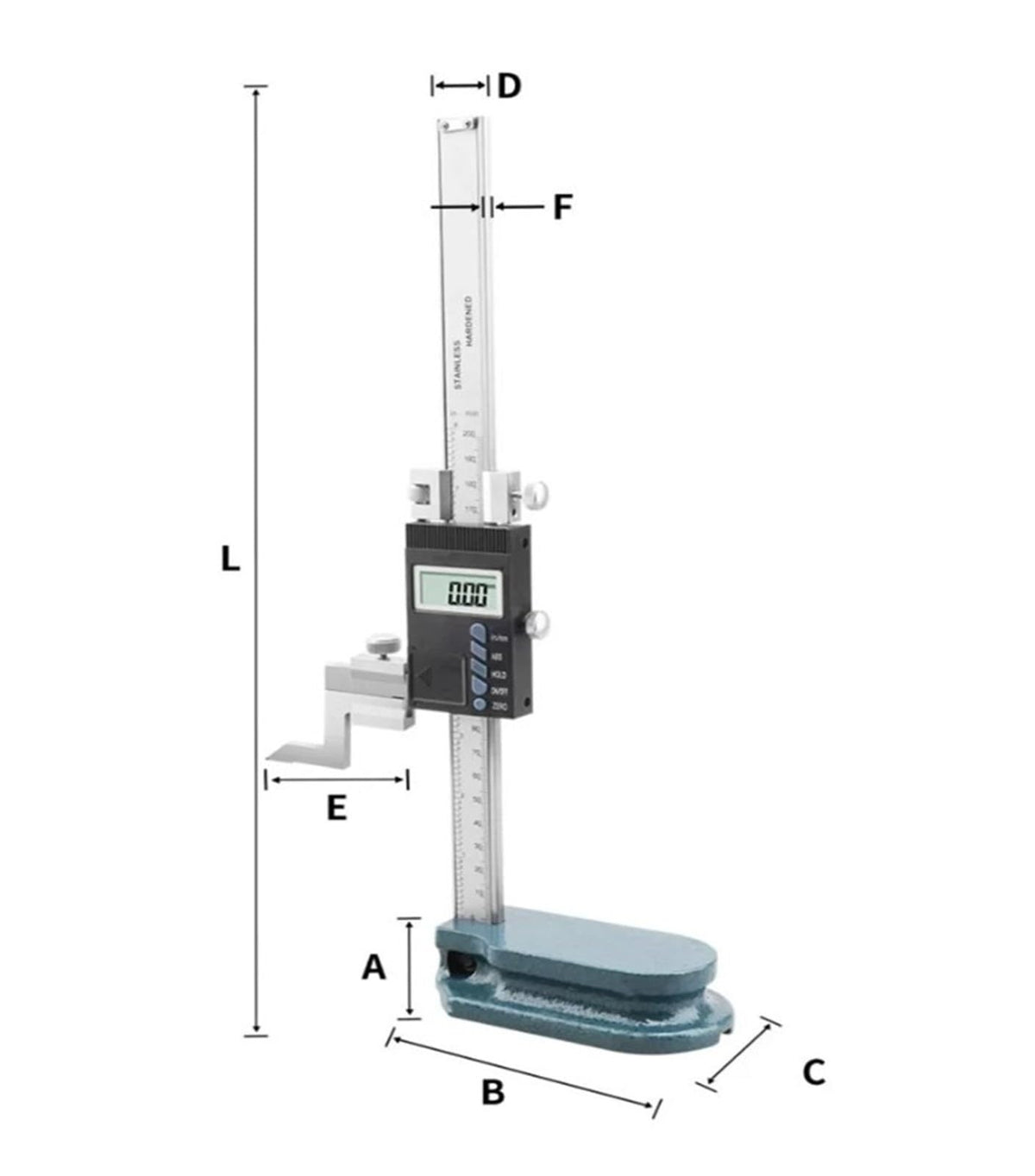 0–300mm Electronic Digital Height Gauge