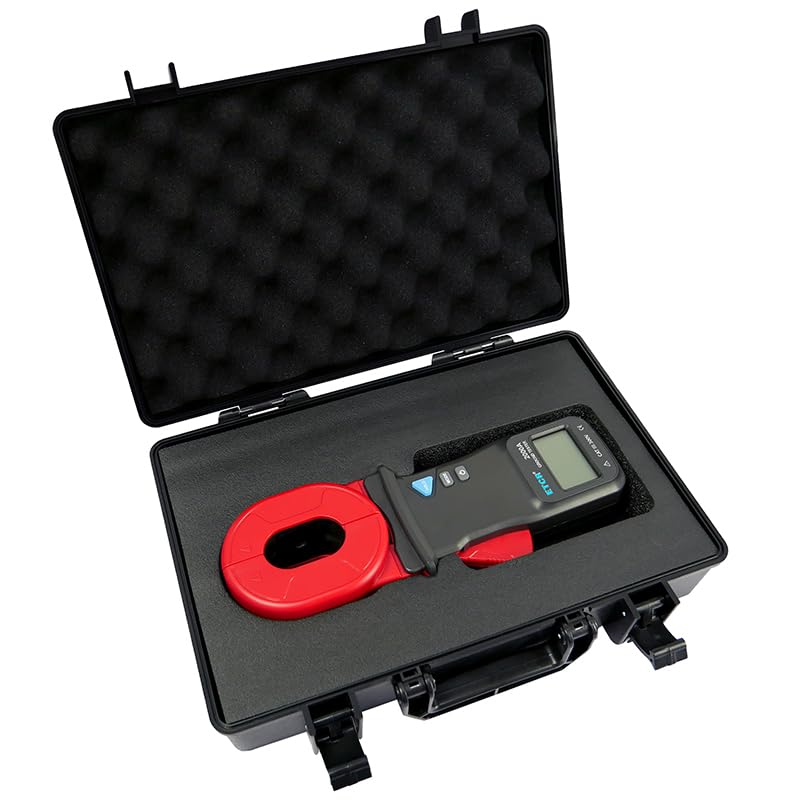 0.01Ω-200Ω Digital Clamp Ground Earth Resistance Tester Meter with 99 Groups Data Storage ETCR2000A