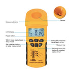Smart Sensor AR600E Ultrasonic Cable Height Meter 6 Cables Measurement LCD Display Measuring Range(Height 3-23m,Plane 3-15m)