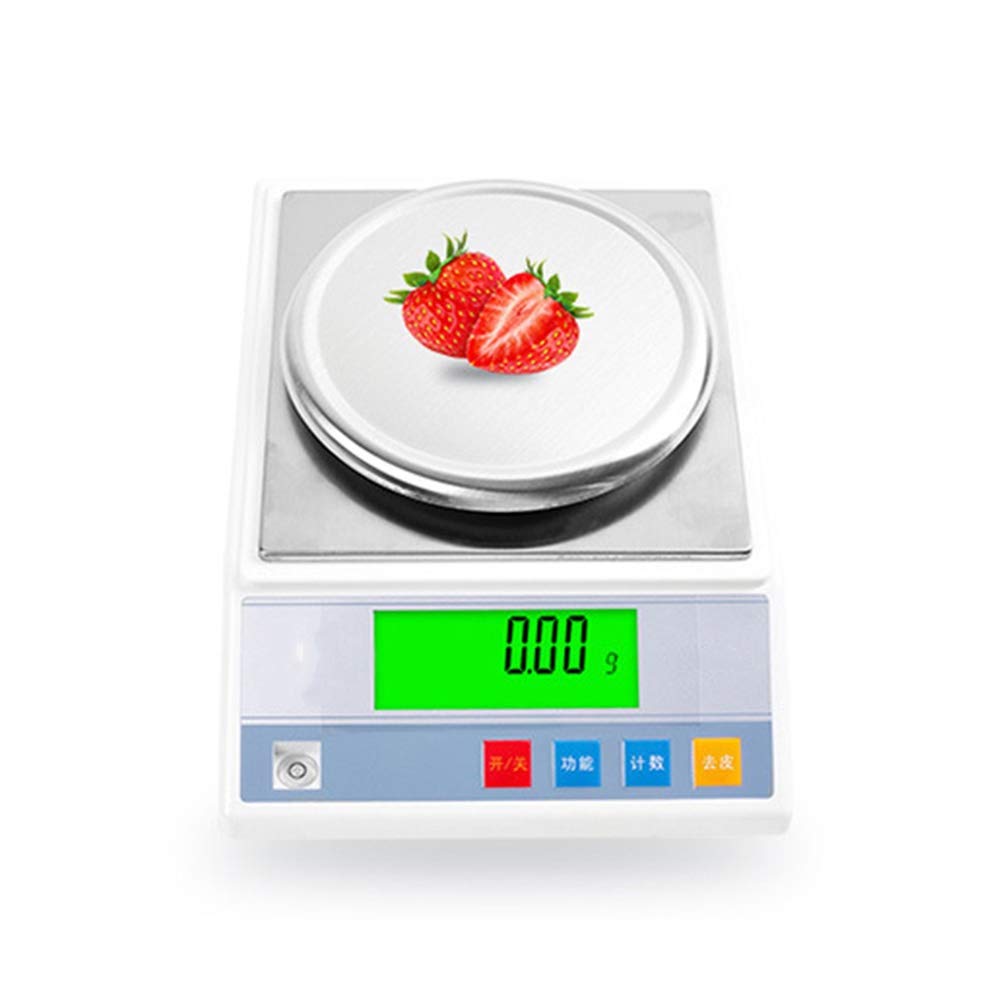 Digital Scale Jewelry Gold Scientific High Precision Accurate Electronic Balance Lab Laboratory Industrial Weighing and Counting Analytical Counter,600g/0.01g