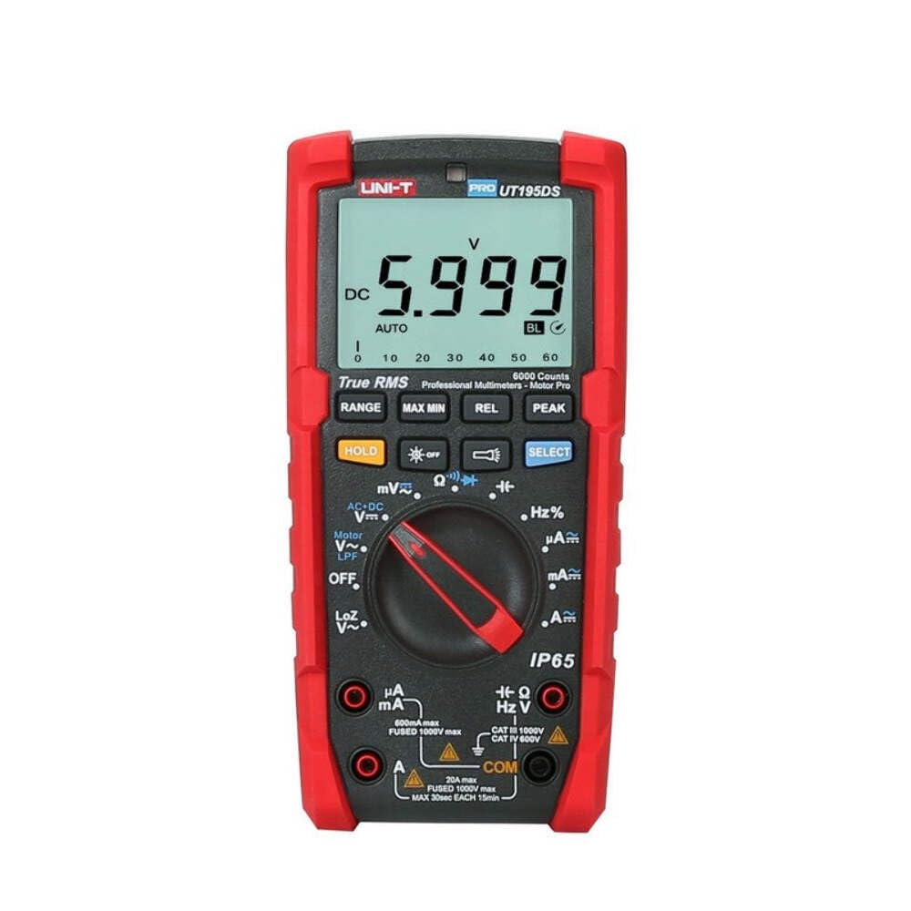 UNI-T UT195 Series UT195DS Handheld Industrial Digital multimeters IP65 and 2m Drop Proof