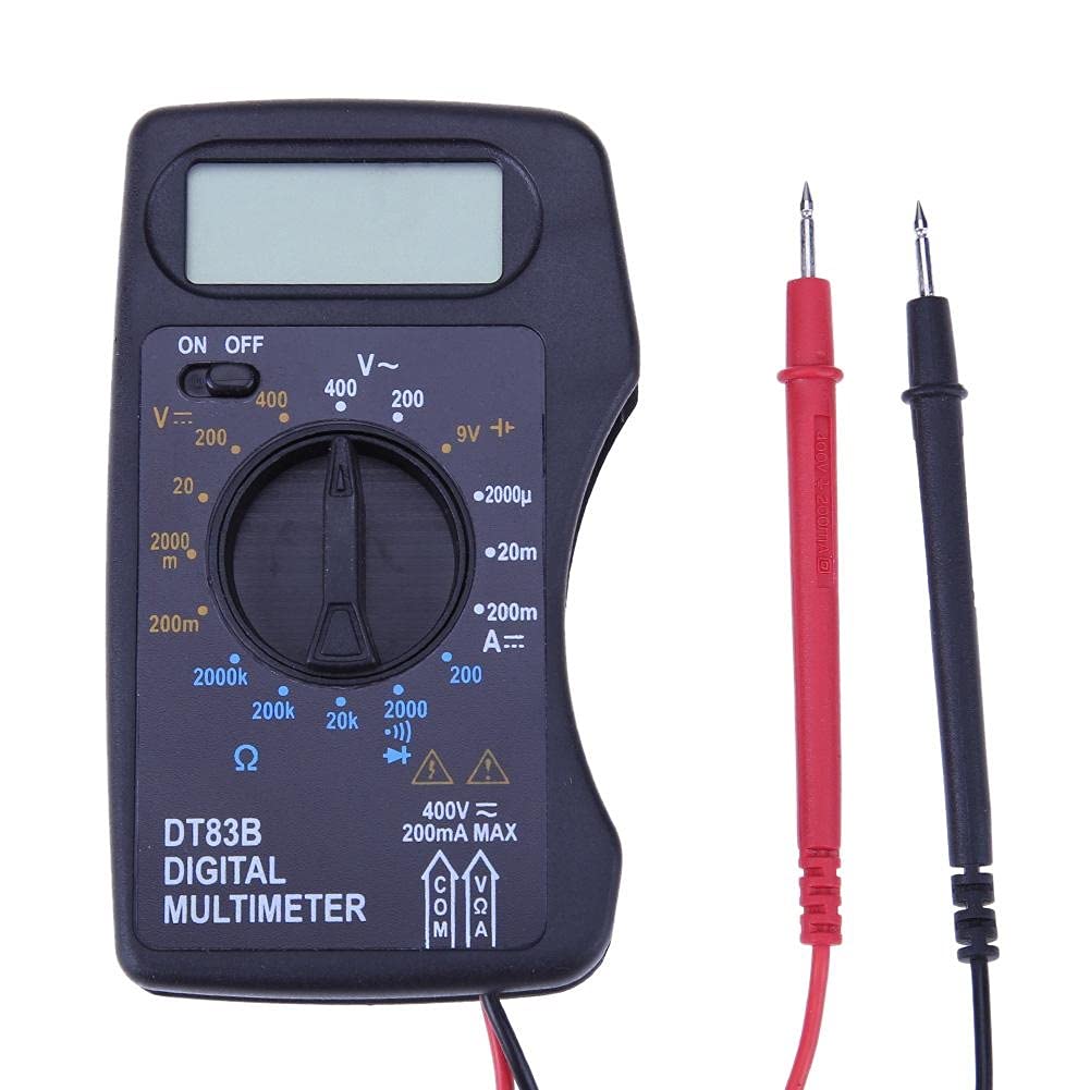 Multimeter DT83B Pocket Digital Ammeter Voltmete DC/AC Ohm Meter Tester Electrical Instruments Mini Thin
