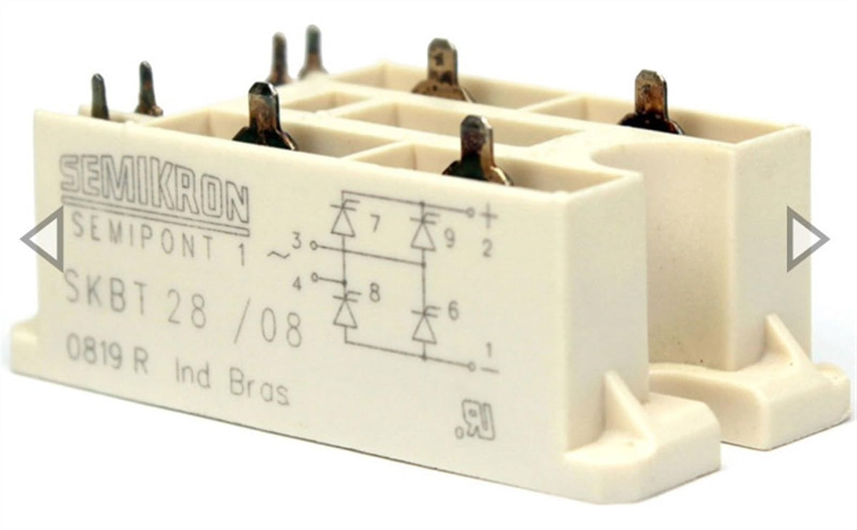Skbt28/08 Semikron Single Phase Controlled Bridge Rectifier