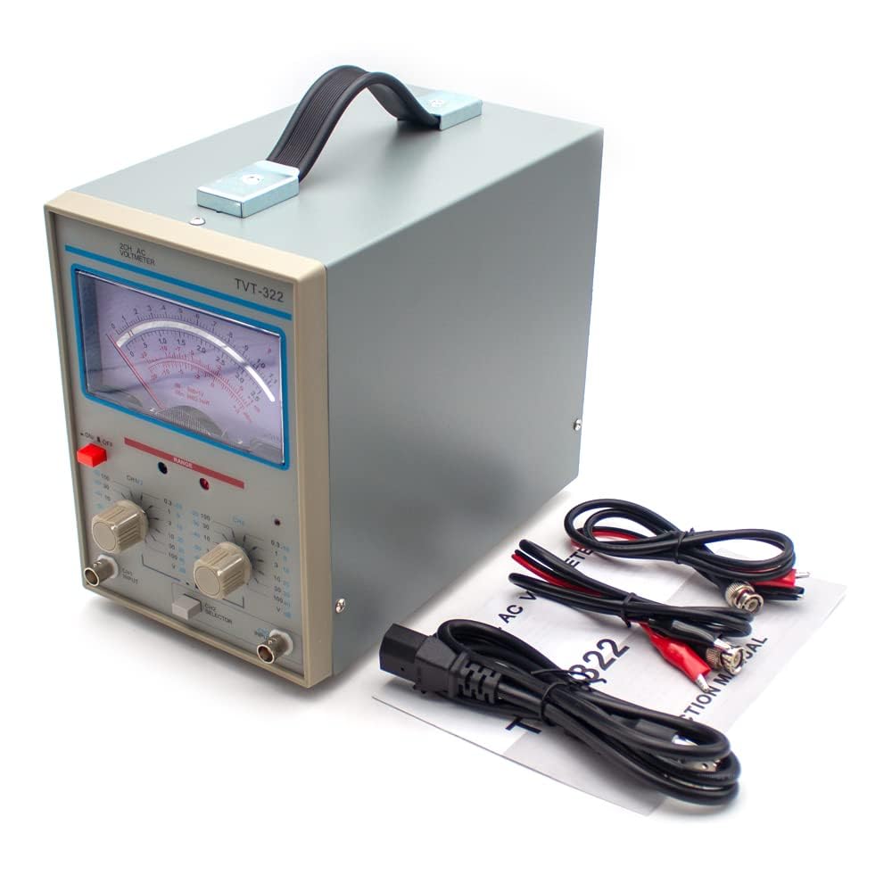 Double Needle Millivoltmeter Voltage Double Pointer Display 300uV-100V