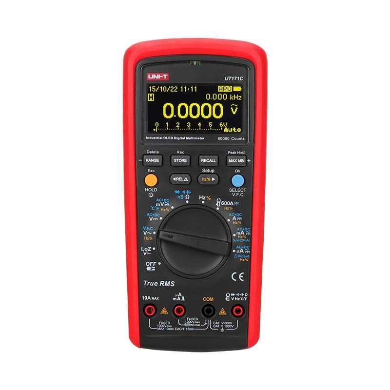 UNI-T Uni-Trend Multimeter clamp Meter UT171B UT171C Industrial True RMS Digital Multimeter VFC Low-Pass Filtering USB/Bluetooth Communication（UT171C）