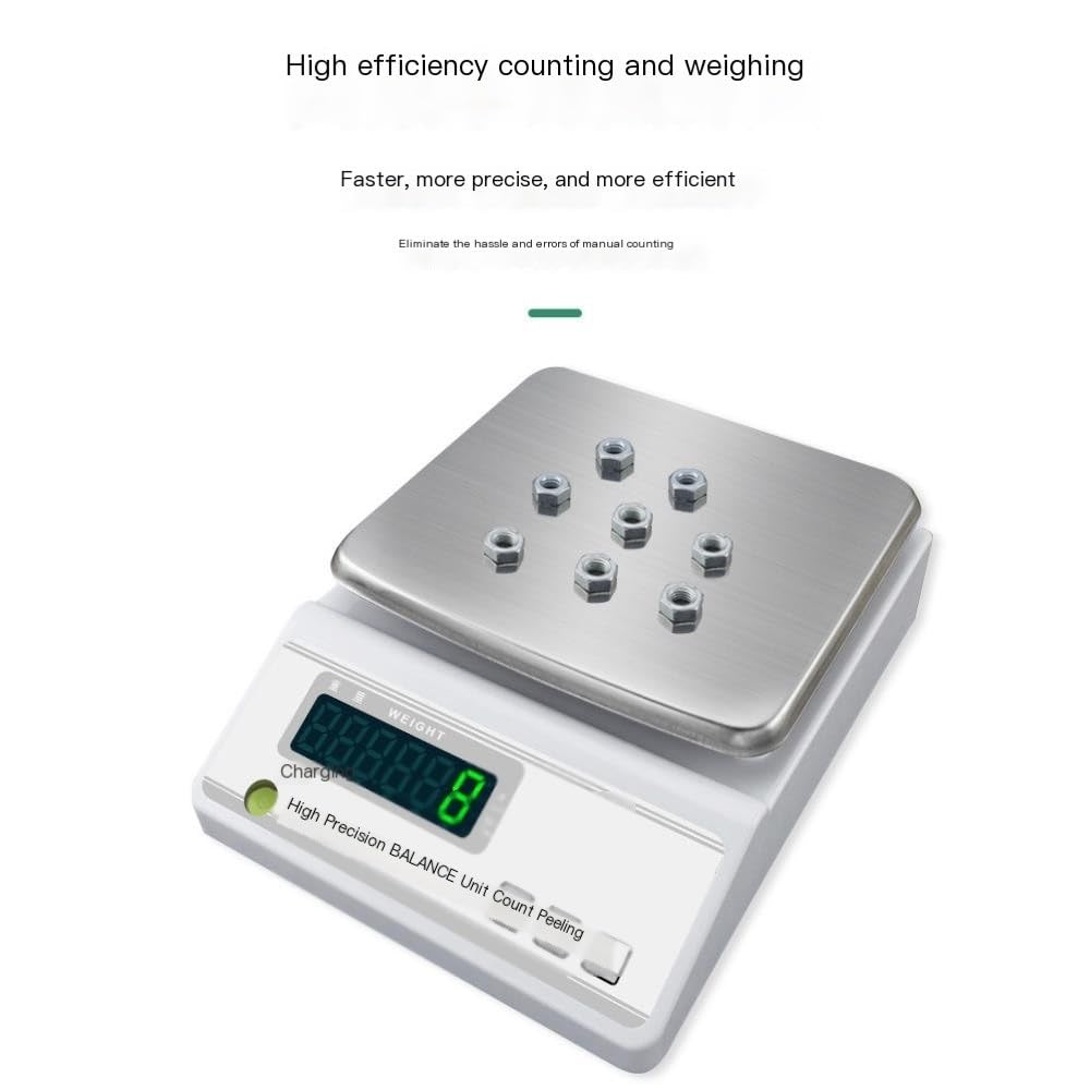 Digital Balance, 0.01g Precision Gold Lab Counting Scale