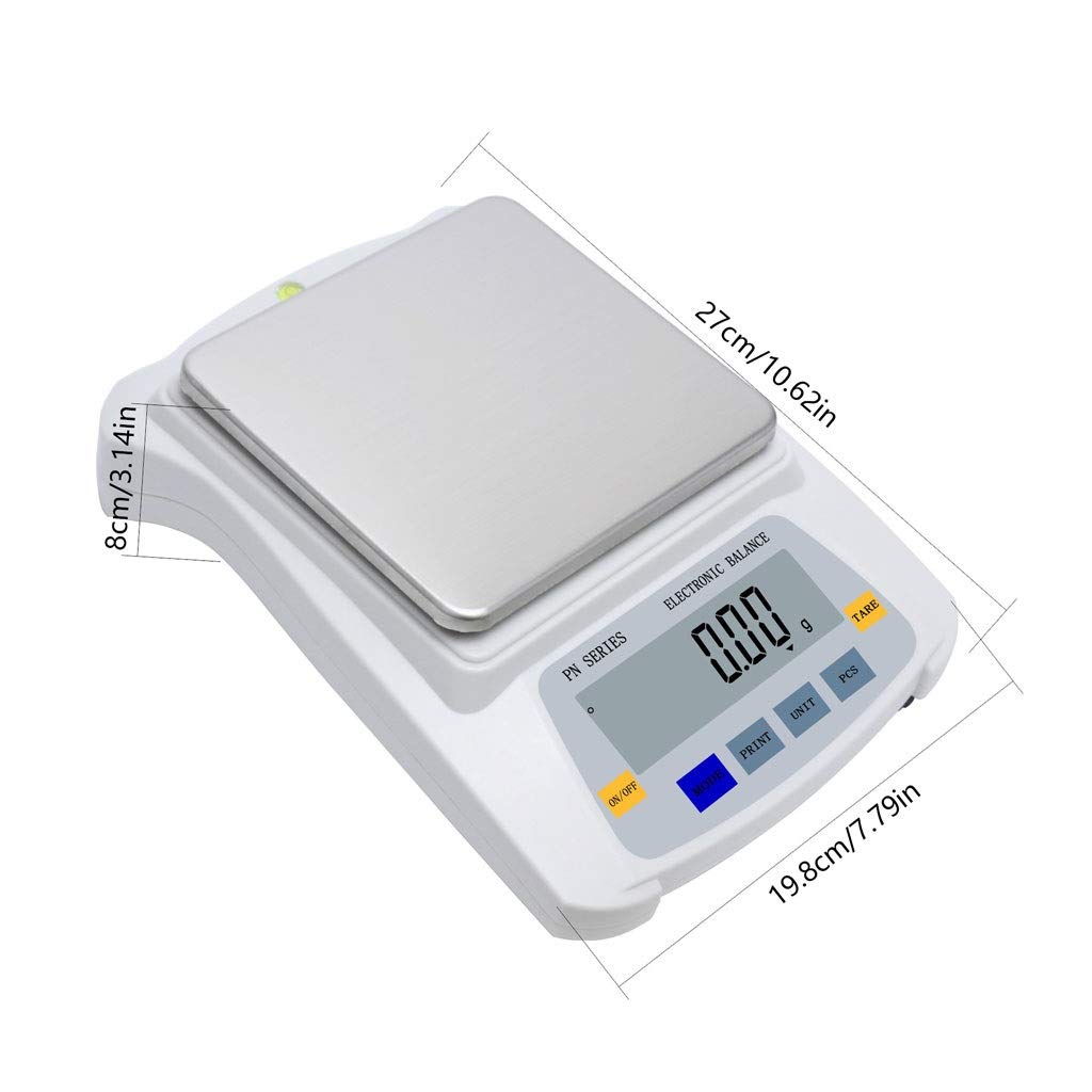 Electronic Precision Balance High Scale Digital Accurate Lab Laboratory Industrial Weighing and Counting Scientific(2kg/0.1g)