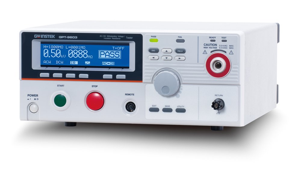 GPT-9603 Withstanding Voltage/Insulation Resistance Tester, 100VA AC/DC Test Capacity