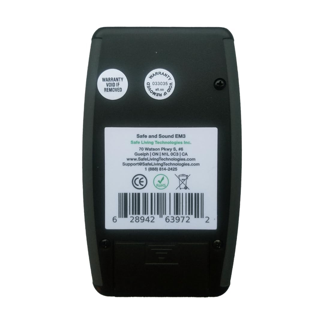 Safe and Sound EM3 Gauss Meter - 3D Magnetic Field, 1D Electric Field, Body Voltage Meter