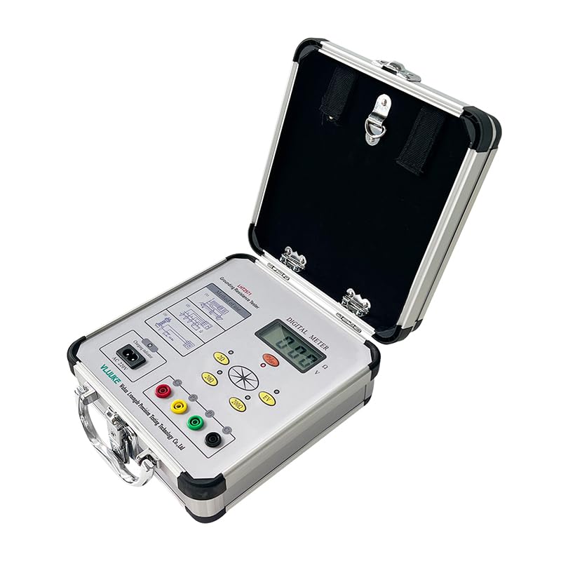 Digital Grounding Resistance Tester DC/AC Resistance Meter Instrument