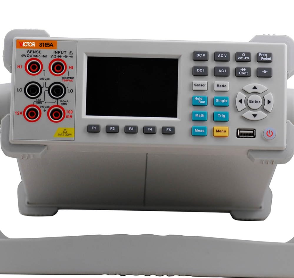 Victor/RuoShui 8145C Digital Bench Multimeter Large LCD Display 22000 Count True RMS Auto Range with USB Electric Digital multimeter(Victor 8145C)