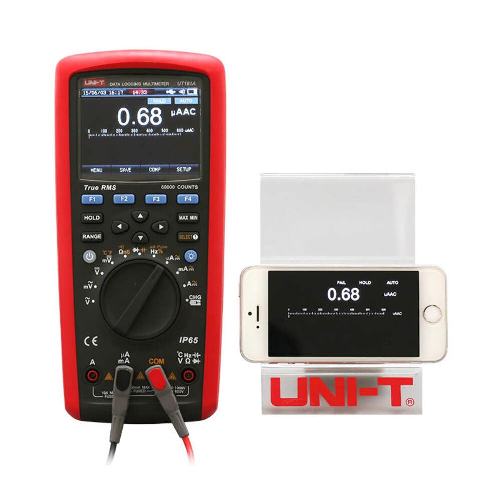 UNI-T UT181A True RMS Datalogging Multimeter 20000 Data Logging Count 6000 Bandwidth (Hz) 100kHz