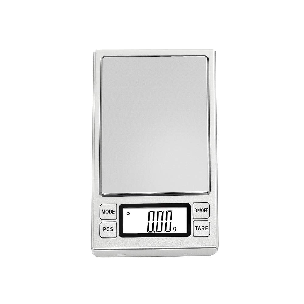 Scientific Gram Scale High Precision Laboratory Balance Electronic Weighing Digital Pocket Mini Jewelry Kitchen Tare Function Sliver,300g/0.01g