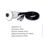 Ultrasonic Thickness Gauge 5MHz High Temperature Sensor GT-12 with Max Temperature 380°C Measurement Range 4.0-80mm Suitable for UM-2, UM-2D, UM-4, UM-4D, UM-4DL, UM-5, UM-5D, UM-5DL