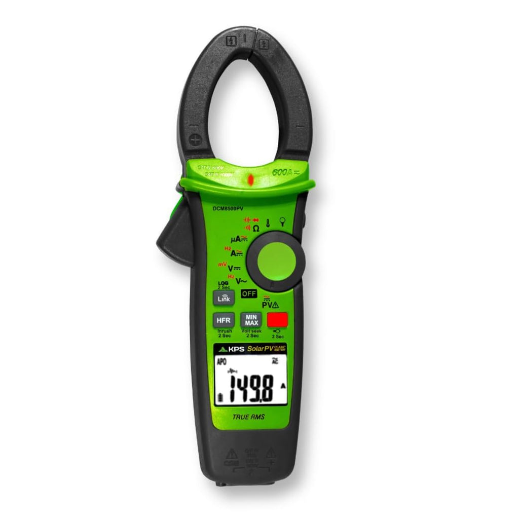 KPS DCM8500PV True RMS Solar Clamp Meter, 2000V DC, Bluetooth