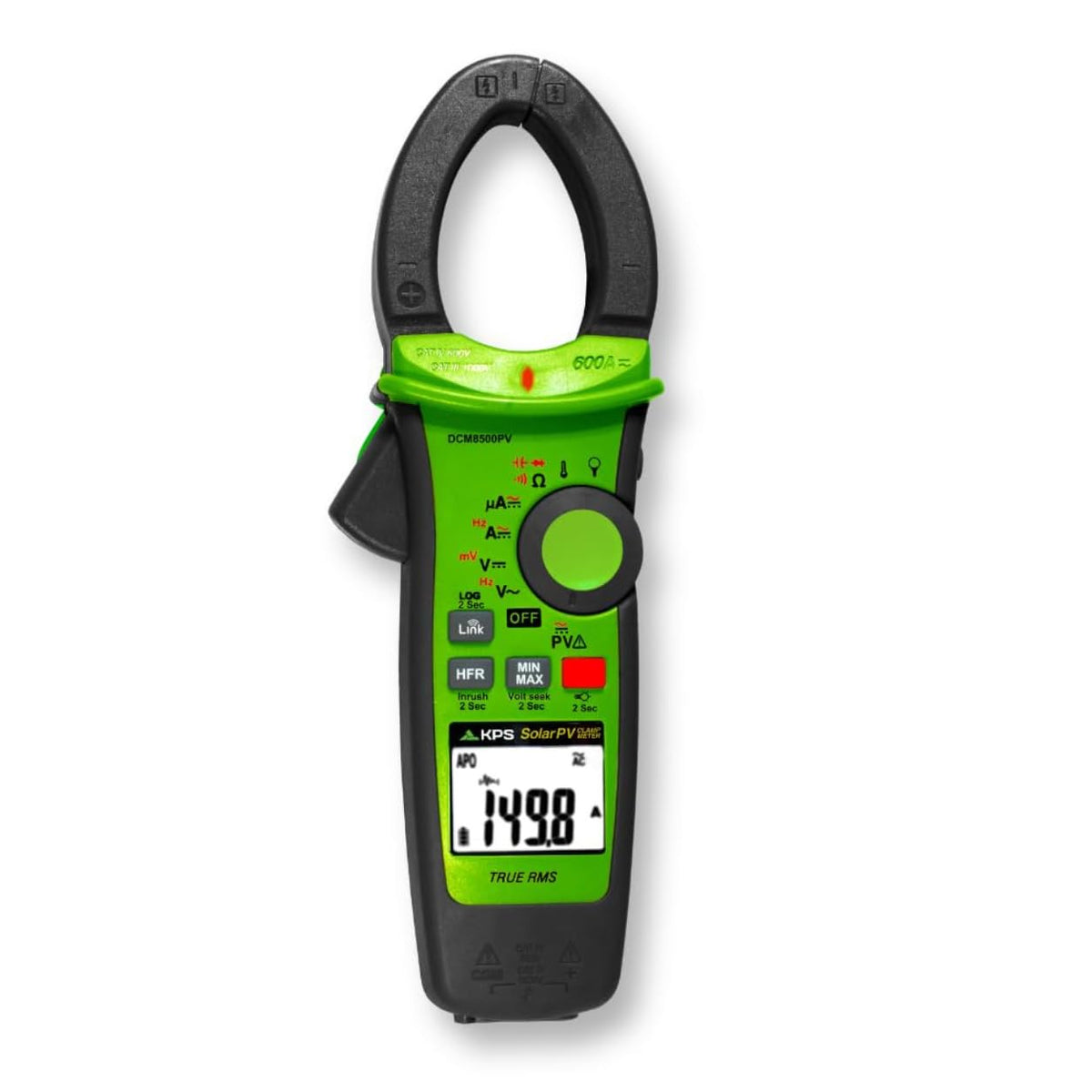 KPS DCM8500PV True RMS Solar Clamp Meter, 2000V DC, Bluetooth