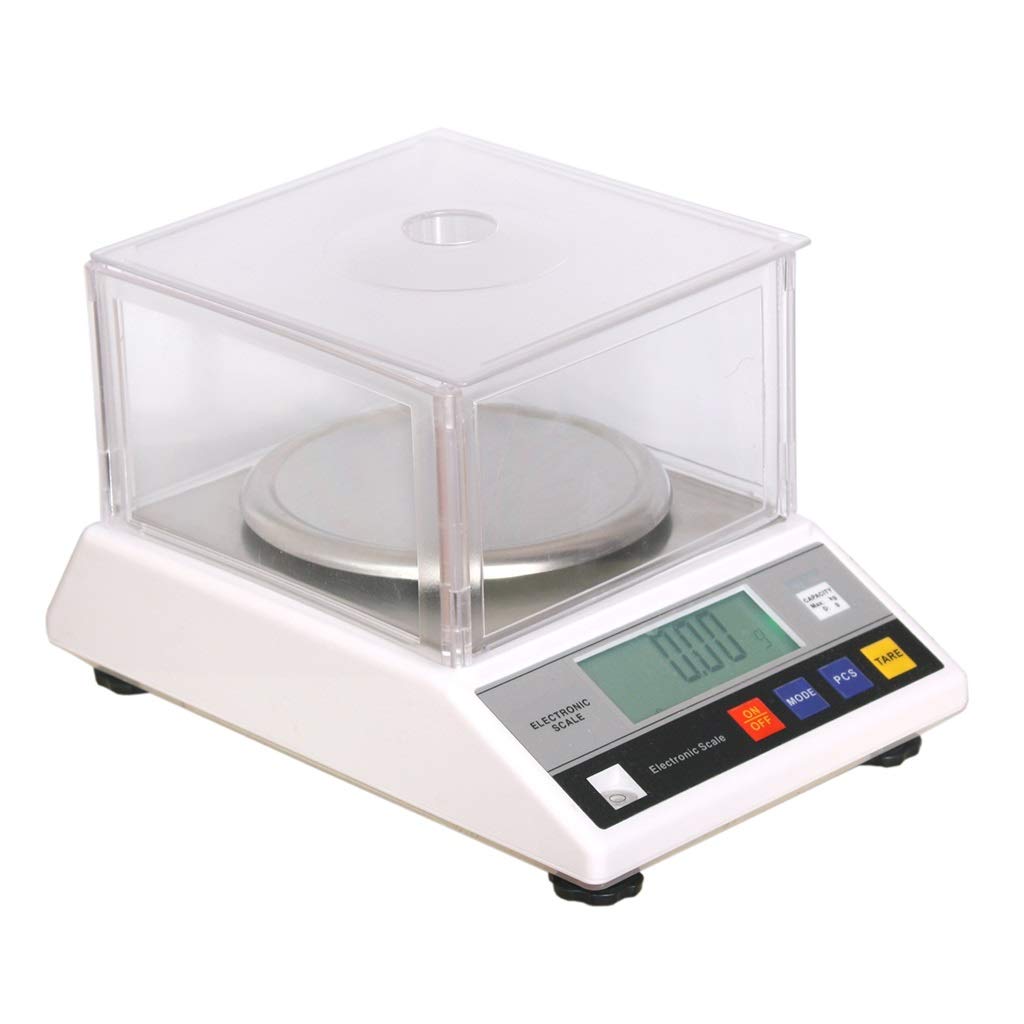 Scientific Gram Scale Analytical Balance Precision Lab Weighing and Counting with Unit Conversion LCD Display (300g/0.01g)