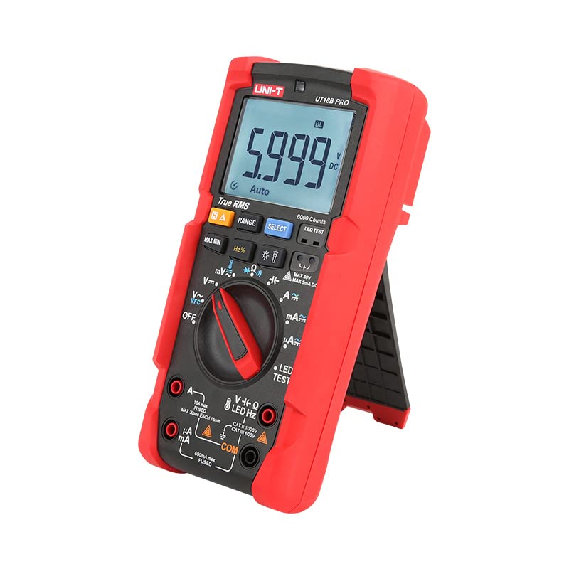 UNI-T UT15B Pro UT17B Pro UT18B PRO True RMS Auto Range Digital Multimeter Anti-Burn VFC Hz Capacitor Resistor Electrician Multi Meter(UT17B Pro)