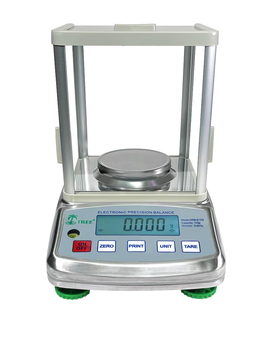 Stainless Steel Precision Balance, 1000 g x 0.01 g Digital Lab Scale