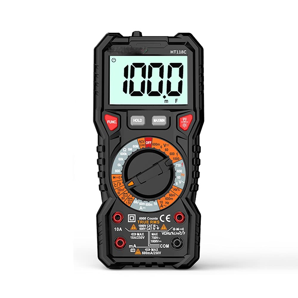 Digital Multimeter Auto Range 6000 Counts Professional High Precise Multimetro Testers