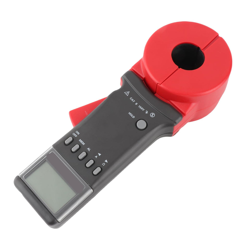 Ground Tester, Clamp Earth Tester, Data Storage, Sound Light Alarm for Electric Power, Electriccircuittestingdevice