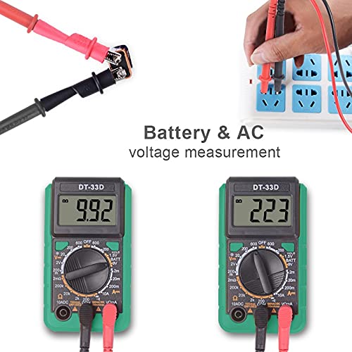 Digital Multimeter Auto Ranging AC/DC Voltage Meter Flash Light Large Screen Tester Professional