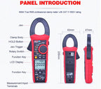 UNI-T UT219E UT219M UT219DS Pro Clamp Meter Digital Professional Pliers Ammeter 6000 Counts Electrical Repair Meter Tester(UT219M)