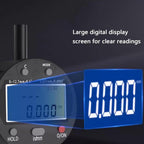 Radius Measurement Tool, Digital Radius Gauge, with 5 Measuring Jaw, Measuring Radius 0.2"-27.5" (5mm-700mm), for Mechanical Parts, Wooden Molds