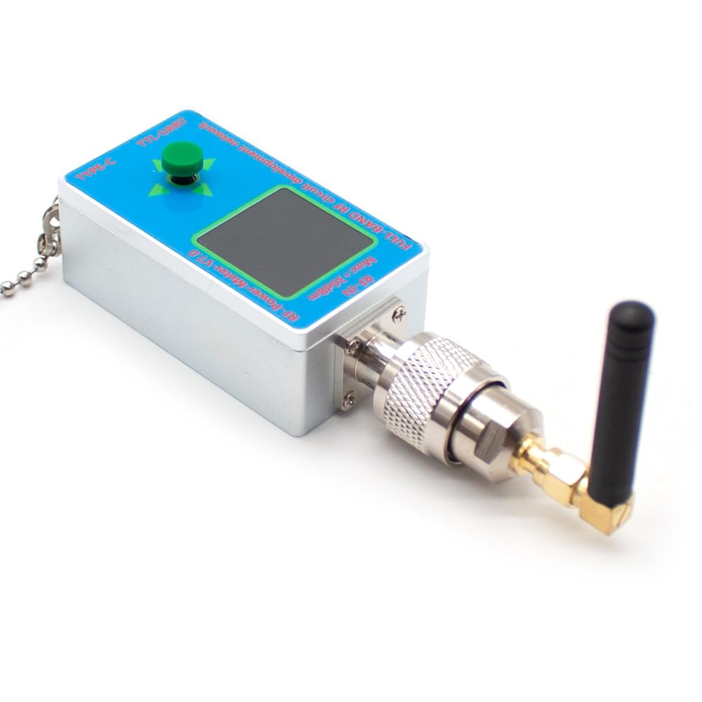 10GHz LCD RF Power Meter Set V7 N-Type Type-C USB High Performance Full-Band RF Circuit Development Network Serial Communication