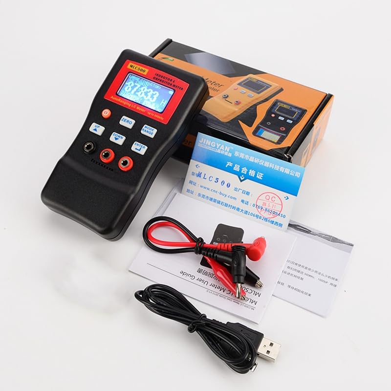 LCR Meters MLC500 Electronic Capacitance Inductance Meter Digital Bridge LC Multimeter RC Oscillation to 500 KHz 100mF 4.8