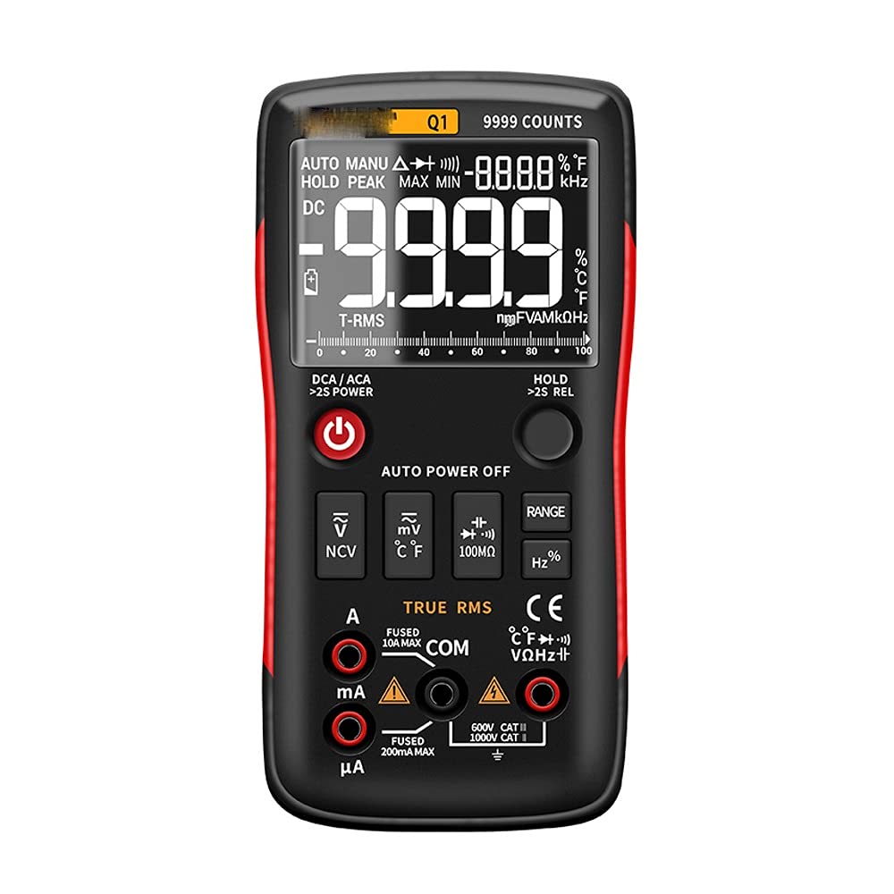 Digital Multimeter Analog Tester True RMS Professional Multimetro Transistor Capacitor Testers Meter
