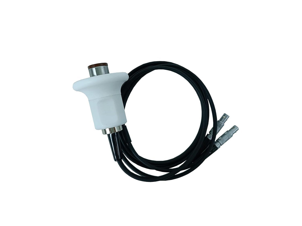 Ultrasonic Thickness Gauge 5MHz High Temperature Sensor GT-12 with Max Temperature 380°C Measurement Range 4.0-80mm Suitable for UM-2, UM-2D, UM-4, UM-4D, UM-4DL, UM-5, UM-5D, UM-5DL