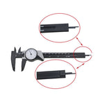 0-150mm Dial Caliper Shock-Proof Plastic Vernier High Precision Metric Micrometer Portable Gauge Measuring Tool