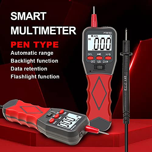 Simple Auto Range Digital Multimeter Portable LCD Display Voltage Resistance Meter 600V Flashlight Backlight