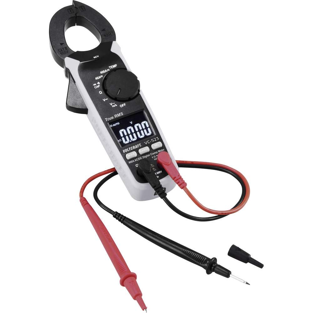 Pince amp232;rem233;trique VOLTCRAFT VC-523 VC-8466760 num233;rique Etalonnage: dusine (sans certificat) CAT III 600 V Affichage