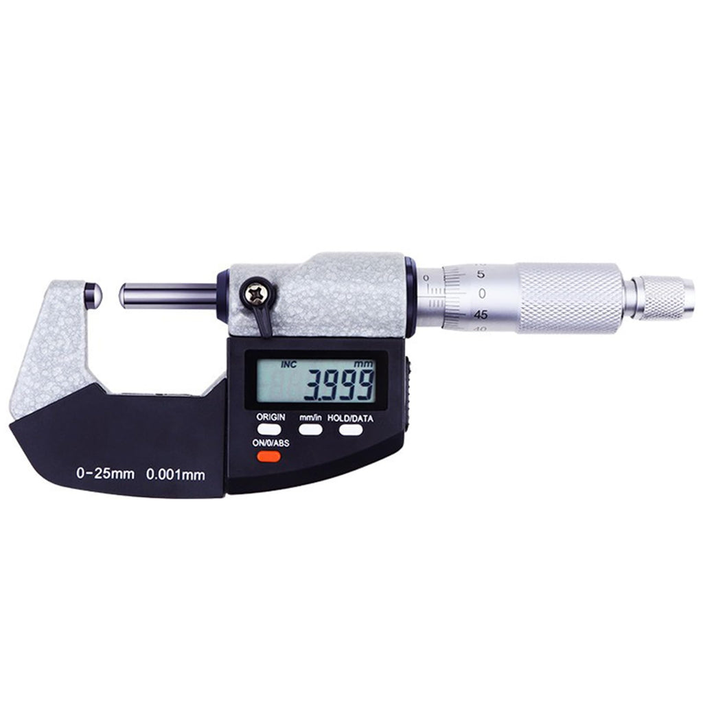 0-1"/0-25mm Digital Tube Micrometer, with Dual Ball Anvil for Precise Measurements